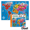Puzzle do Mundo Diset 63458