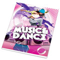 Caderno Agrafado A5 Colecção Music & Dance c/ 80 Fls