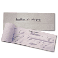 Livro de Recibos de Aluguer / Renda 100 Fls