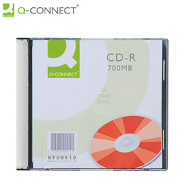 CD-R Q-Connect 700MB 80Min 52X Slim Case