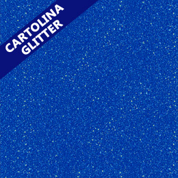 Cartolina com Glitter 50x65 Azulão