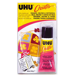 Cola UHU Creativ 44110 para Tecidos 38 ml