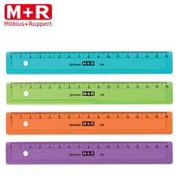 Régua M+R 16 cm Cores Sortidas