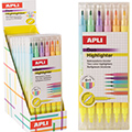 Marcador Fluorescente Apli Duo Pack c/ 6 Un
