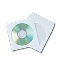 Envelope de Papel Branco p/ CD's Q-Connect (Pack 50)