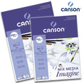 Bloco de Desenho Canson Imagine Mix Media A4 c/ 50 Fls de 200g