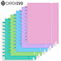 Caderno Carchivo Ingeniox A4 c/ 80 Fls de 100g Pastel
