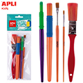 Pincéis "Paint & Fun" Apli Kids Blister 5 Pcs Pincéis "Paint & Fun" Apli Kids Blister 5 Pcs