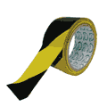 Fita Adesiva de Segurança Q-Connect 48x20 Amarelo / Preto