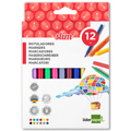 Marcadores de Feltro Slim Liderpapel 12 Cores