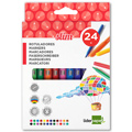 Marcadores de Feltro Slim Liderpapel 24 Cores