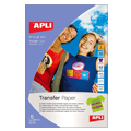 Papel Transfer Apli 10247 p/ T-Shirts Coloridas 5Fls