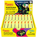 Plasticina Jovi 70/18G Fosforescente c/ 50g Brilha no Escuro
