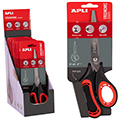 Tesoura de Escritório Ergonómica Apli c/ Pegas Suaves 21 cm