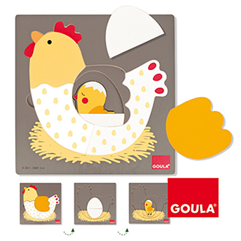 Puzzle 3 Níveis Galinha Goula 53027 - Clique na imagem para fechar