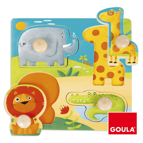 Puzzle Animais da Selva Goula 53004 - Clique na imagem para fechar