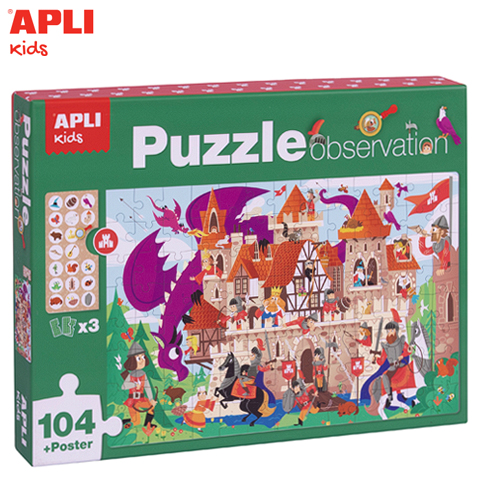Puzzle Observação "Castelo" Apli Kids 17916 - Clique na imagem para fechar