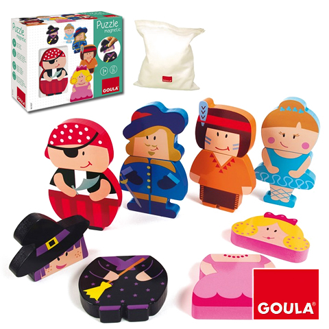 Puzzle Magnético Personagens Goula 55237 - Clique na imagem para fechar
