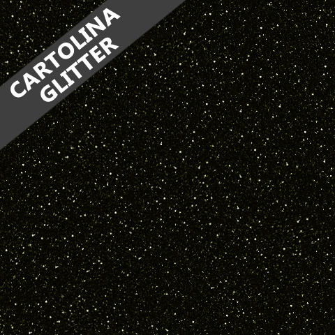 Cartolina com Glitter 50x65 Preto - Clique na imagem para fechar