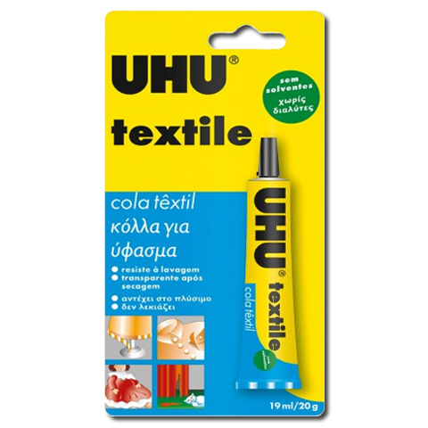Cola para Tecidos UHU Têxtil 20g - Clique na imagem para fechar