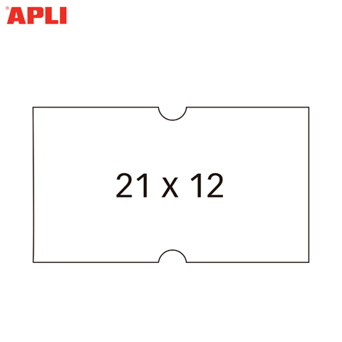 Etiquetas em Rolo p/ Etiquetadoras 21x12 Branco Permanente - Clique na imagem para fechar