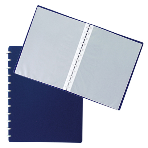 Portfólio A4 com 20 Bolsas Espiral (Recarregável) - Clique na imagem para fechar