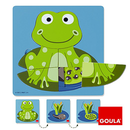 Puzzle 3 Níveis Rã Goula 53122