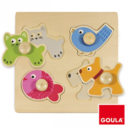 Puzzle Animais Domésticos 4 Pcs Goula 53116