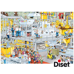 Puzzle Comic Diset 1000 Pcs - A Fábrica de Chocolate