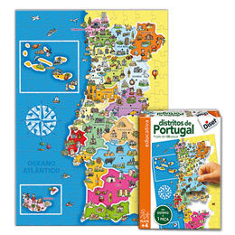 Puzzle Distritos de Portugal Diset 63739
