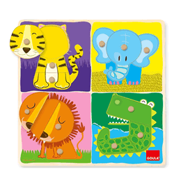Puzzle Animais da Selva Goula 53111