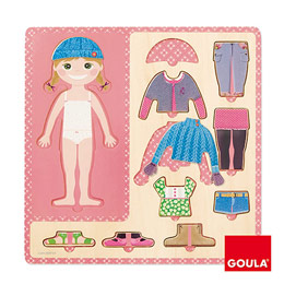 Puzzle Vestir Menina Goula 53108