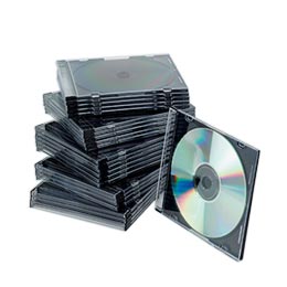 Caixa Slim para CD's Q-Connect (Pack 25)