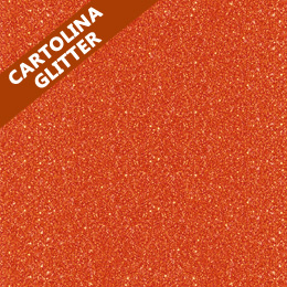 Cartolina com Glitter 50x65 Laranja