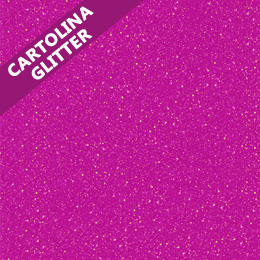 Cartolina com Glitter 50x65 Rosa