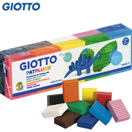 Plasticina Giotto PatPlume 50g x 10 Cores Sortidas (500g)