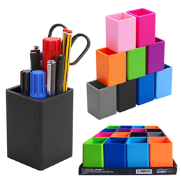 Porta-Lápis em Silicone Office Box ColorLine