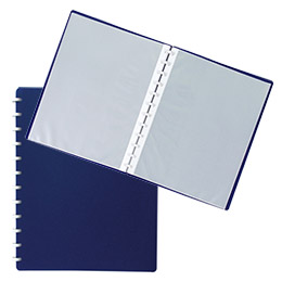 Portfólio A4 com 20 Bolsas Espiral (Recarregável)